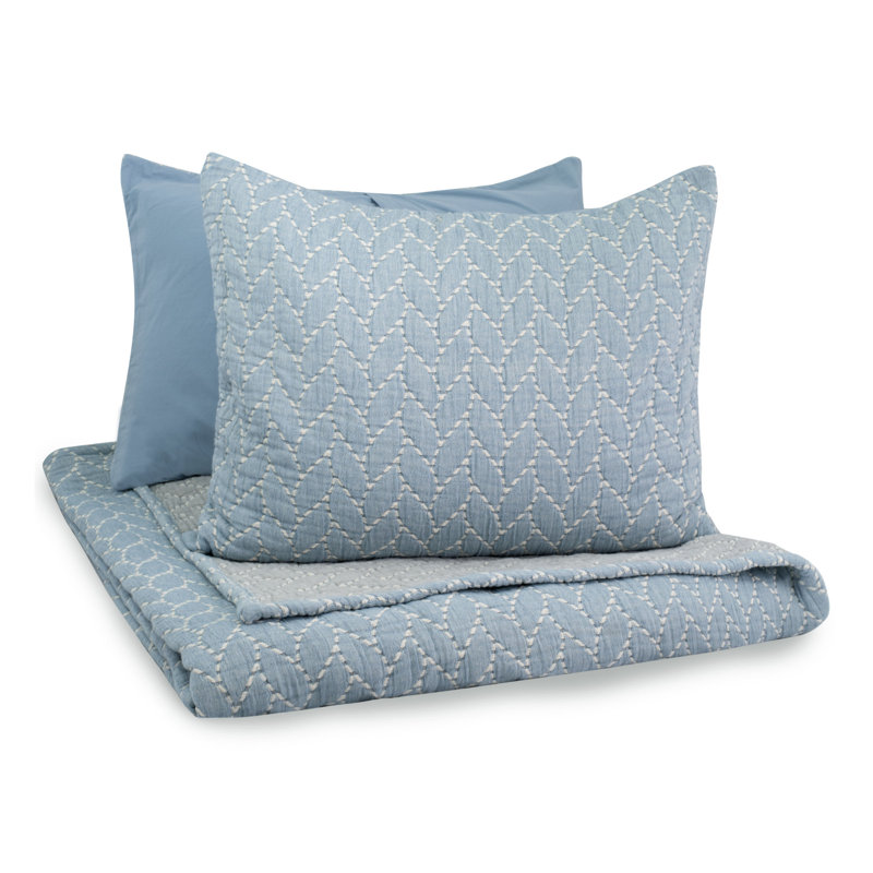 Waverly Cartona Matelasse Reversible Coverlet Set Wayfair